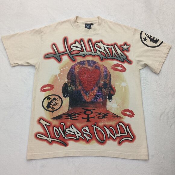 Hellstar Hell Star Studios Dennis Rodman Lovers Only Tee Men’s Size M - Picture 1 of 9